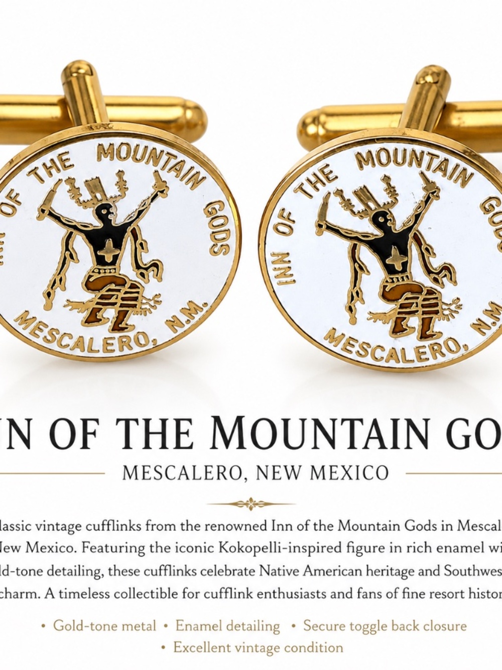 Inn Of the Mountain Gods Casino Mescalero. Barlow Cufflinks